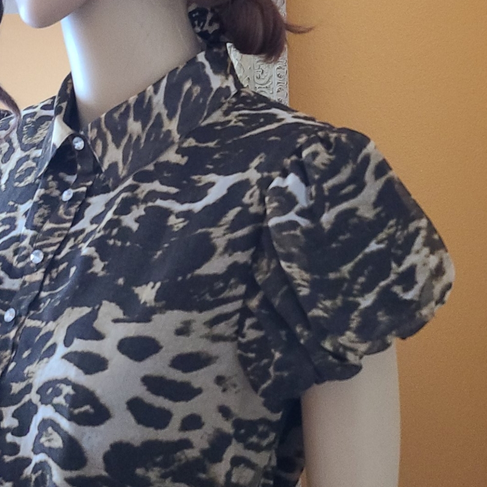 Twelve Layers Animal Print Tunic - Picture 7 of 14